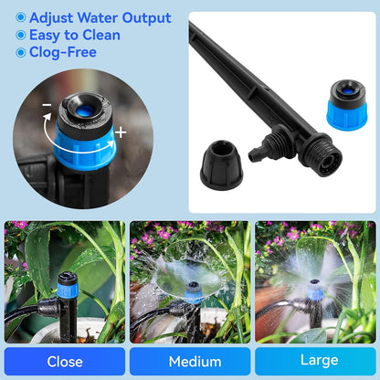 25pcs 1/4" Drip Irrigation Emitters for Garden Drip Irrigation System