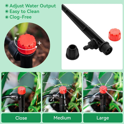 25pcs 1/4" Drip Irrigation Emitters for Garden Drip Irrigation System