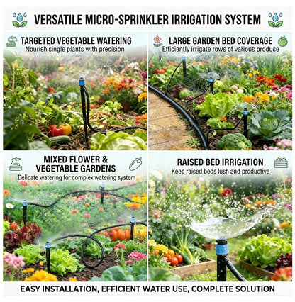 25pcs 1/4" Drip Irrigation Emitters for Garden Drip Irrigation System