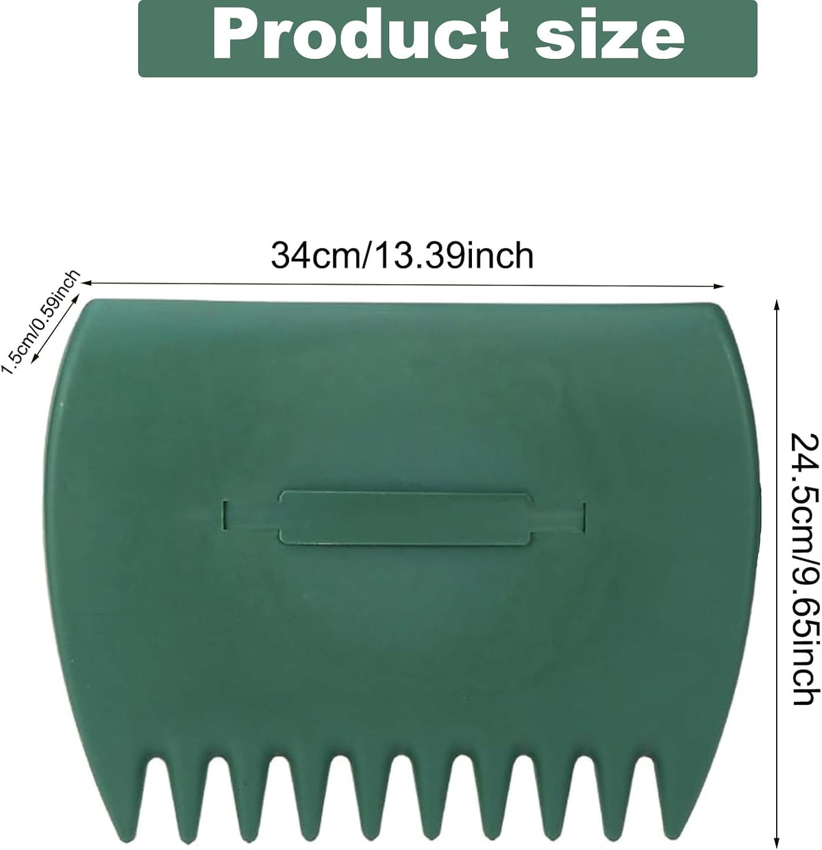 Leaves Grabber, 2pcs Handheld Hazelnut Leaf Scoop, Fast Lawn Remove Fallen Collection Garden and Yard Leaf Scoops Hand Rakes Used to Pick Up Leaves, Grass Clippings, Trash(Green)