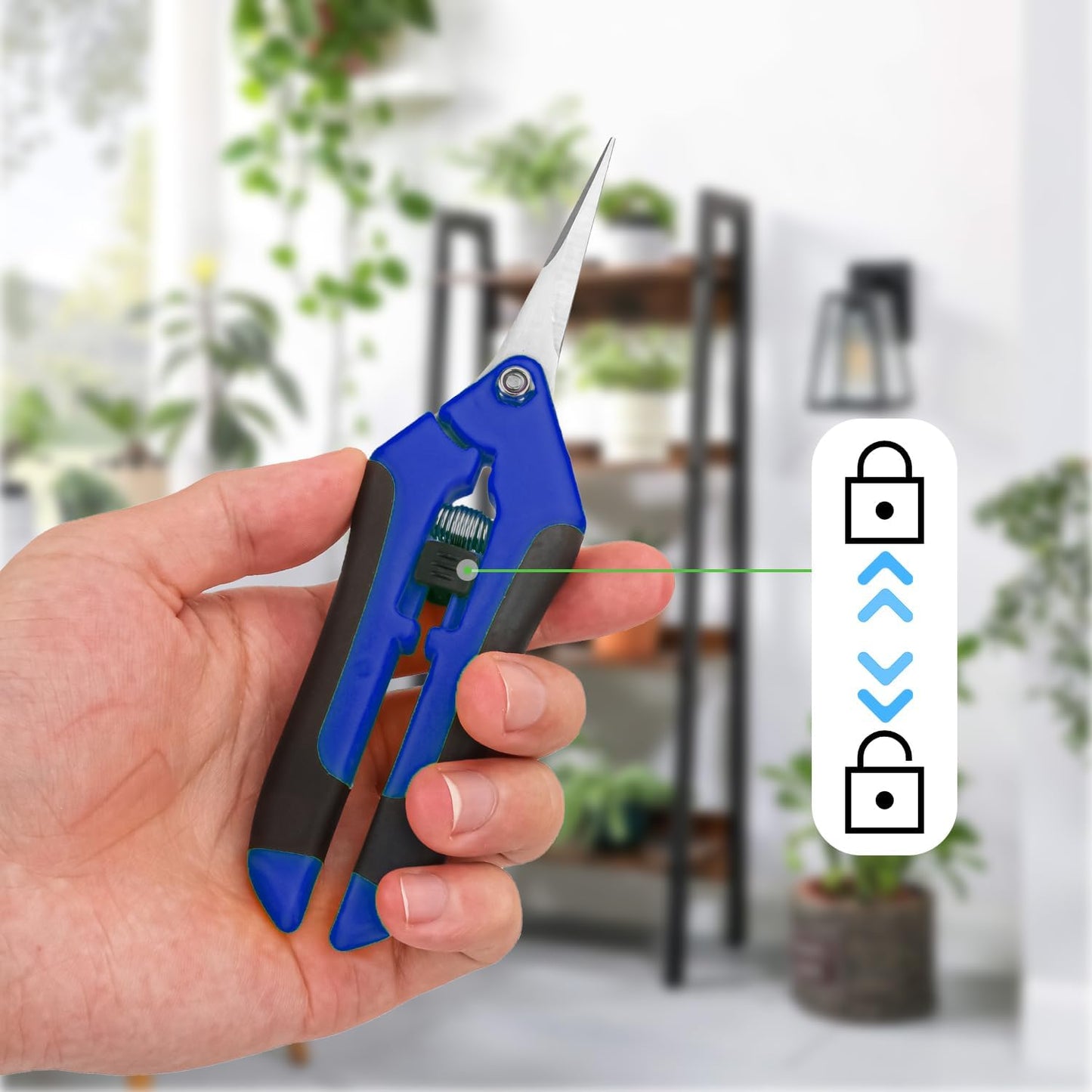 20 Pack 6.5 Inch Garden Pruning Scissors, Hand Pruner with Stainless Steel Blades, Sharp Point Gardening Shears Cutter, Gardening Pruning Shear, Supplies & Accessories(Blue)
