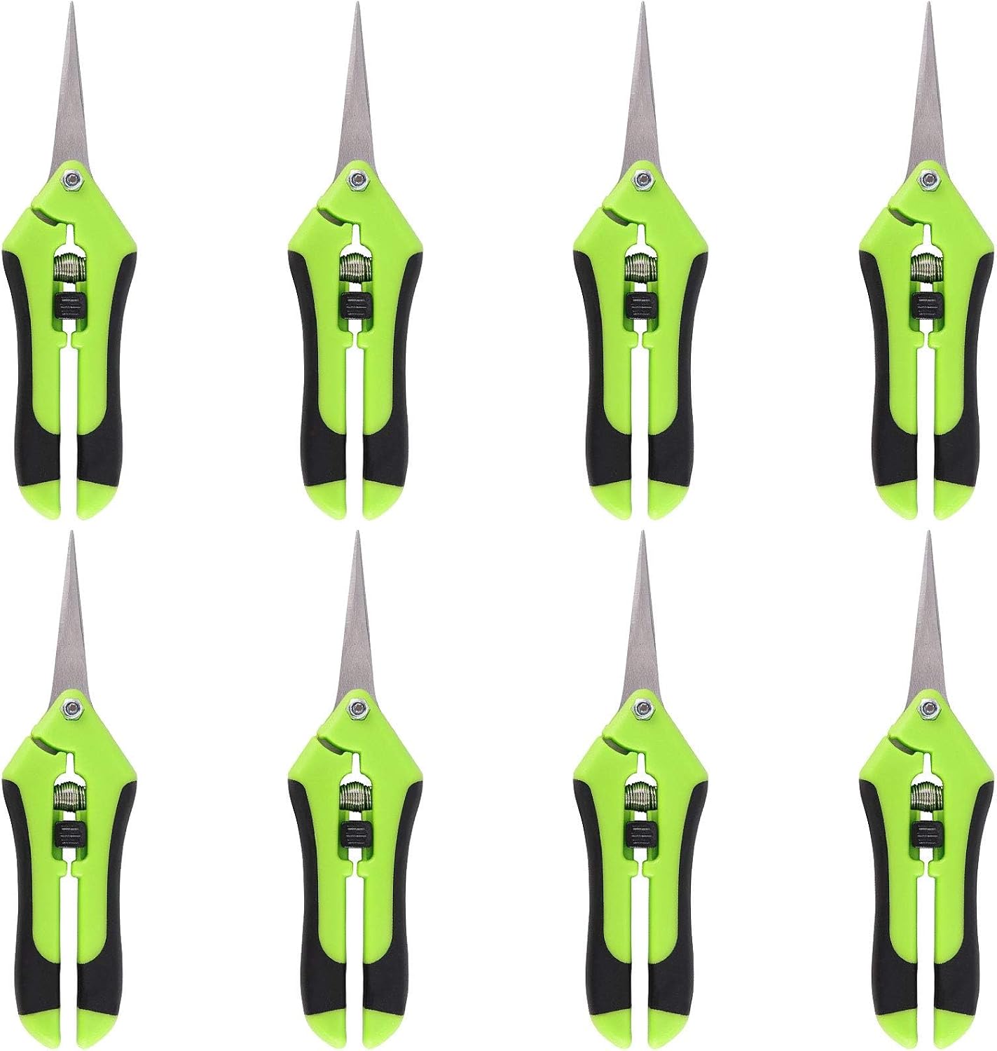 8 PCS 6.5 Inch Gardening Shears, Straight Pruning Trimming Scissors