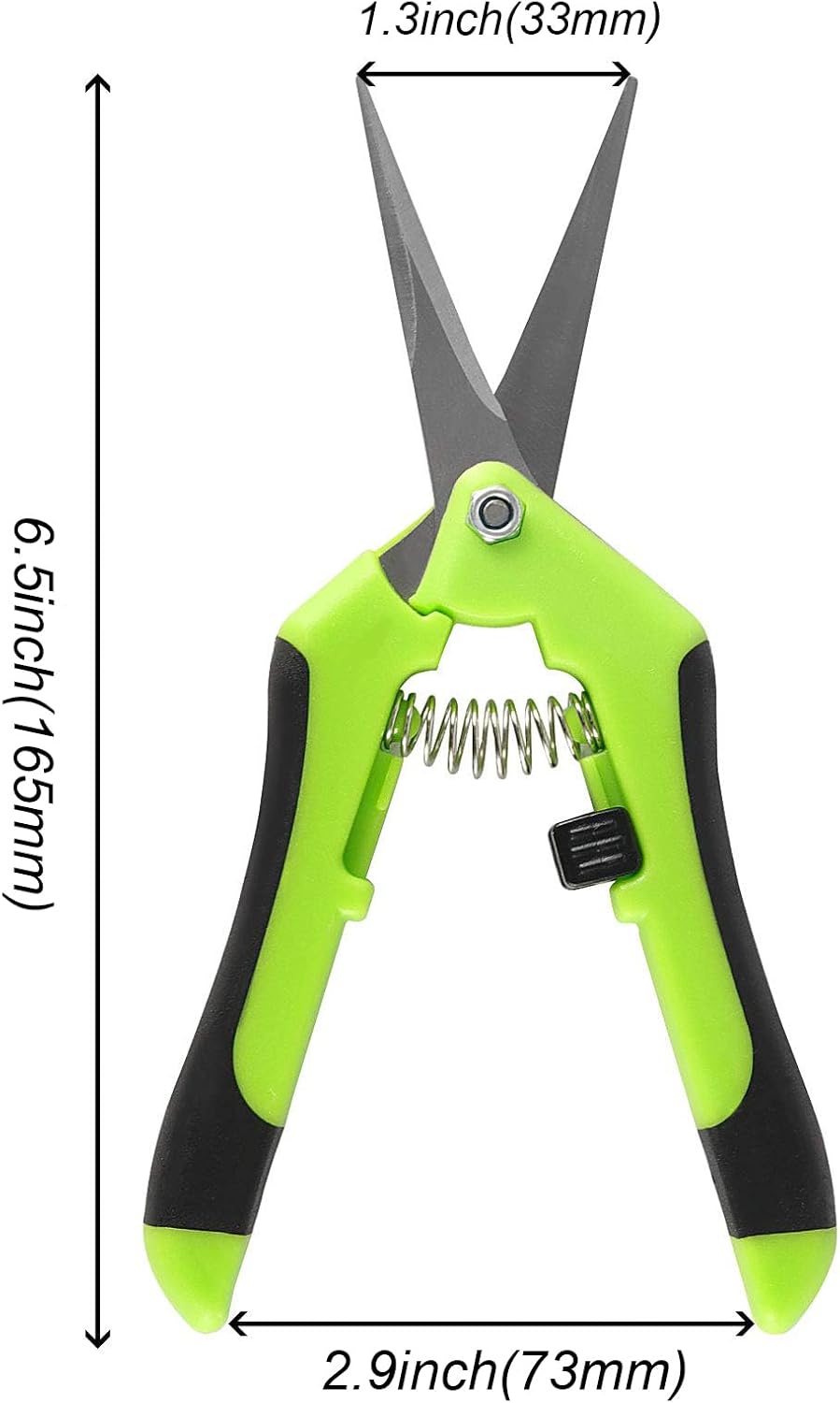 8 PCS 6.5 Inch Gardening Shears, Straight Pruning Trimming Scissors