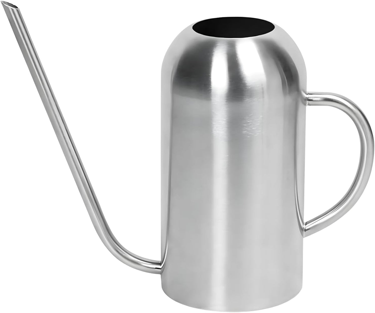 Watering Can Indoor Outdoor Plants, 50oz/1500ml Garden Long Spout Watering Cans, Stainless Steel Plants Watering Can Pot for Indoor House Plants Bonsai Flower Decorative