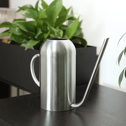 Watering Can Indoor Outdoor Plants, 50oz/1500ml Garden Long Spout Watering Cans, Stainless Steel Plants Watering Can Pot for Indoor House Plants Bonsai Flower Decorative
