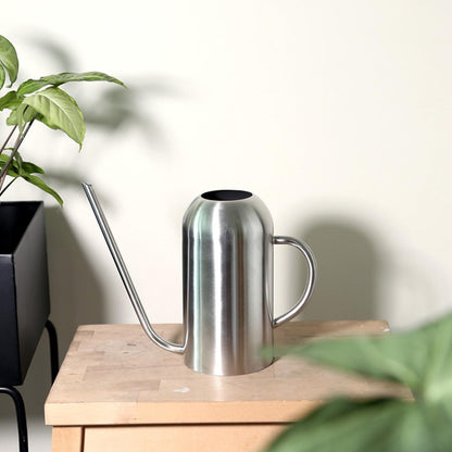 Watering Can Indoor Outdoor Plants, 50oz/1500ml Garden Long Spout Watering Cans, Stainless Steel Plants Watering Can Pot for Indoor House Plants Bonsai Flower Decorative