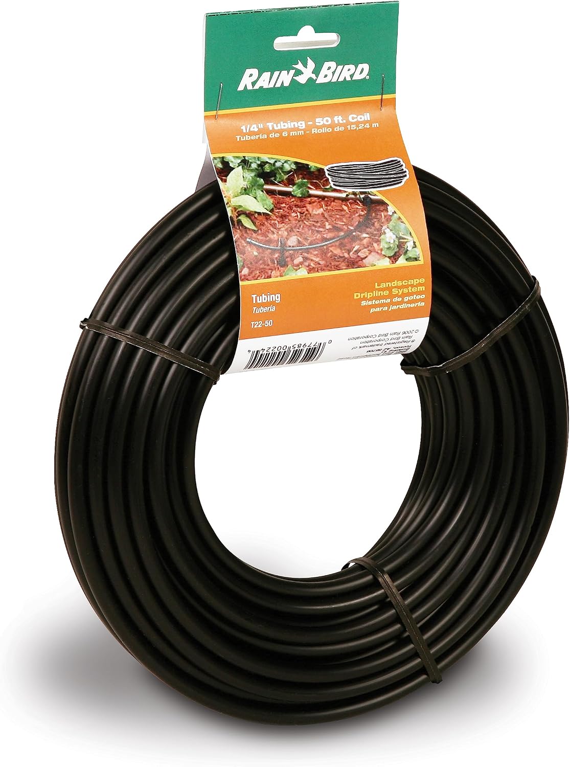ET256-50S Drip Emitter Tubing, 1/4"