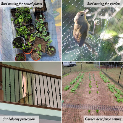 Bird Netting for Garden Protection, 7X100 FT Deer Fence Netting