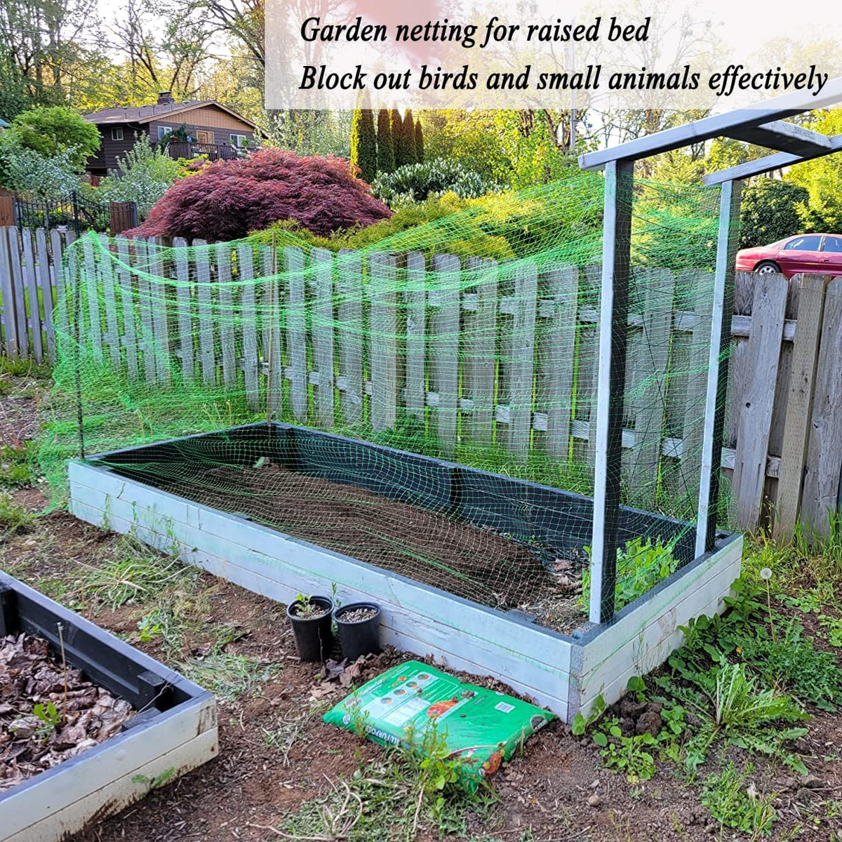 Bird Netting for Garden Protection, 7X100 FT Deer Fence Netting
