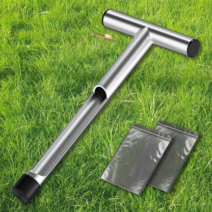 12 Inch Stainless Steel Soil Sampler Probe T-Style Handle