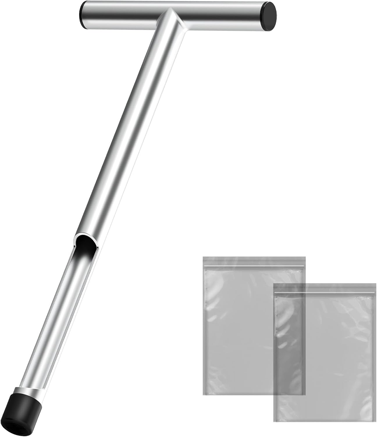 12 Inch Stainless Steel Soil Sampler Probe T-Style Handle
