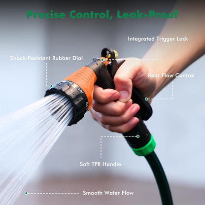 Garden Hose Nozzle Heavy Duty, Hose Spray Nozzle for Garden Hose