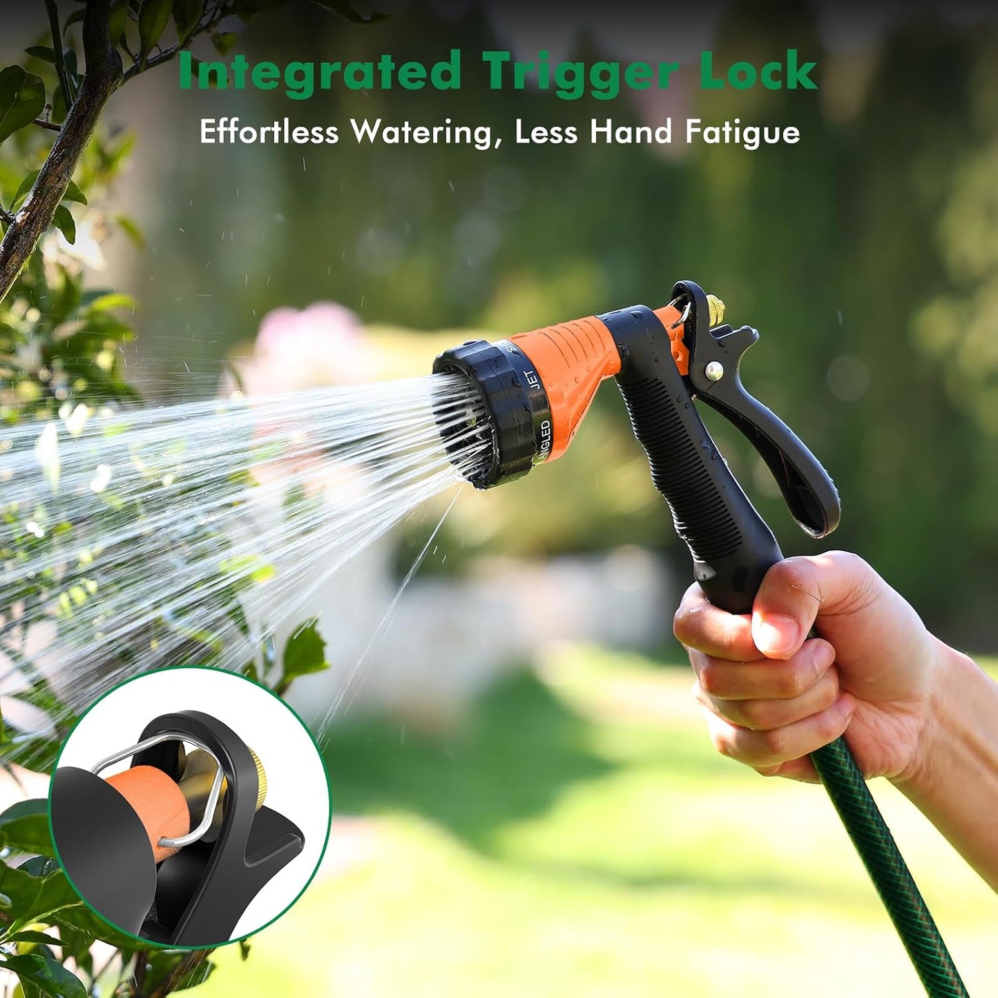Garden Hose Nozzle Heavy Duty, Hose Spray Nozzle for Garden Hose