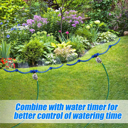 2 Pcs 11.8" 360° Ring Tree Water Sprinklers for Even Root Irrigation