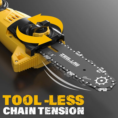 20V Cordless Grass Shear & Shrubbery Trimmer 2-in-1 Handheld Hedge Trimmer