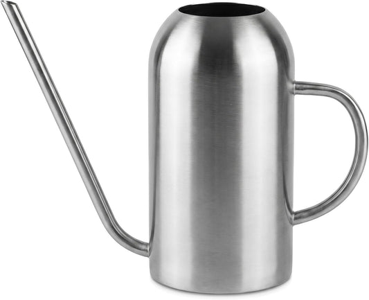 Stainless Steel Watering Can with Long Spout Modern Style Watering Pot, 53oz/1.5L
