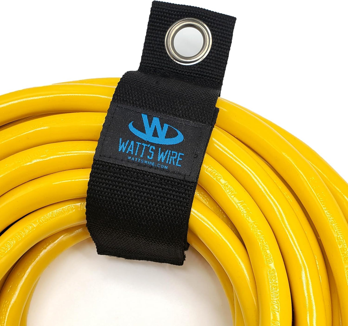 Heavy Duty Storage Straps - 6 Pack: 2 Medium, 2 Large, 2 XL - Extension Cord Ties - Storage Strap