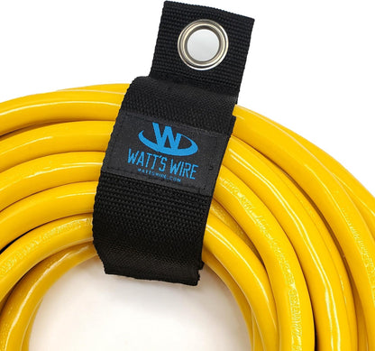 Heavy Duty Storage Straps - 6 Pack: 2 Medium, 2 Large, 2 XL - Extension Cord Ties - Storage Strap