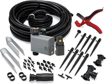 Drip Irrigation Watering Kit, Micro Bubbler System, 250 Sq Ft, Model 69525