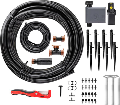 Drip Irrigation Watering Kit, Micro Bubbler System, 250 Sq Ft, Model 69525