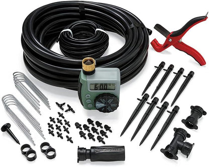 Drip Irrigation Watering Kit, Micro Bubbler System, 250 Sq Ft, Model 69525