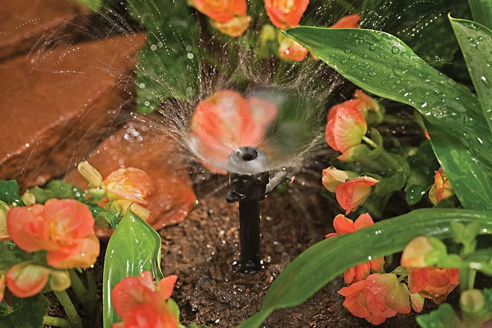 Drip Irrigation Watering Kit, Micro Bubbler System, 250 Sq Ft, Model 69525