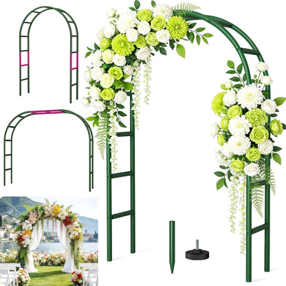 Thickened Rustproof Garden Arch Metal Trellis for Climbing Plants