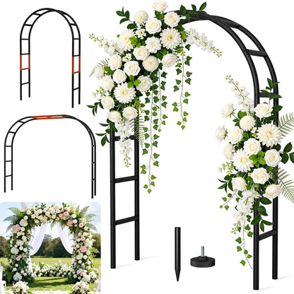 Thickened Rustproof Garden Arch Metal Trellis for Climbing Plants