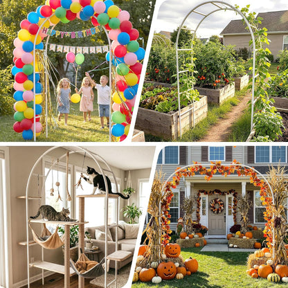 Thickened Rustproof Garden Arch Metal Trellis for Climbing Plants