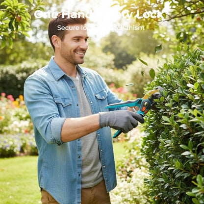 Garden Shears with 1 Inch Cutting Capacity for Rose Pruning
