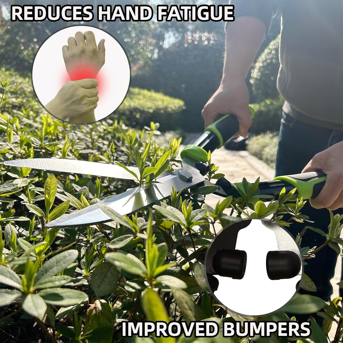 Hedge Clippers, Garden Hedge Shears for Trimming Border Hedges Shrubs