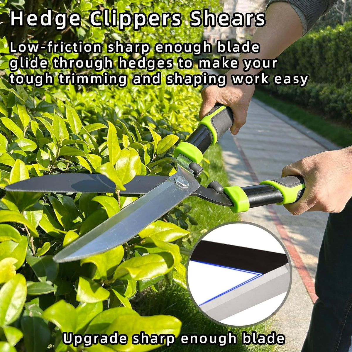 Hedge Clippers, Garden Hedge Shears for Trimming Border Hedges Shrubs