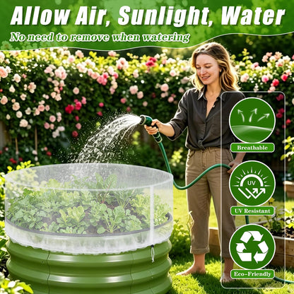 Garden Netting for Raised Beds, Plant Covers Garden Protection Bird Netting