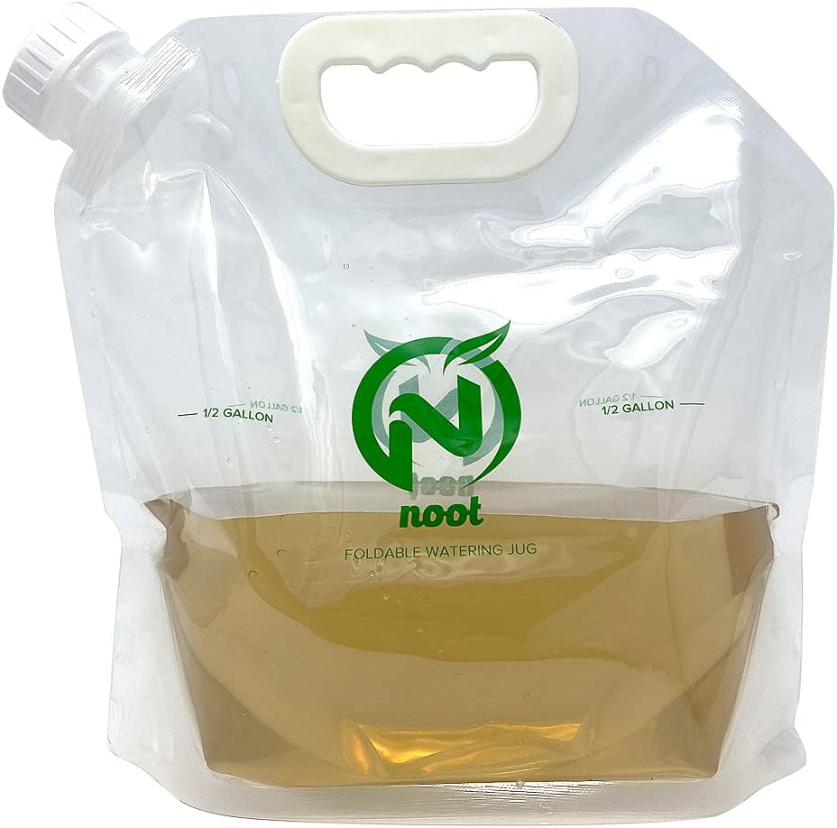 Noot 1/2 Gal. Foldable Watering Can Jug for Mixing Plant Food Fertilizer for Indoor Plants, Succulents, Cacti.