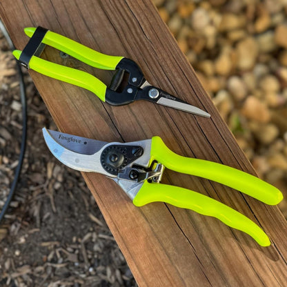 Foxglove Pruning Shears - Bypass Hand Pruners, Japanese SK5 Blades Shears
