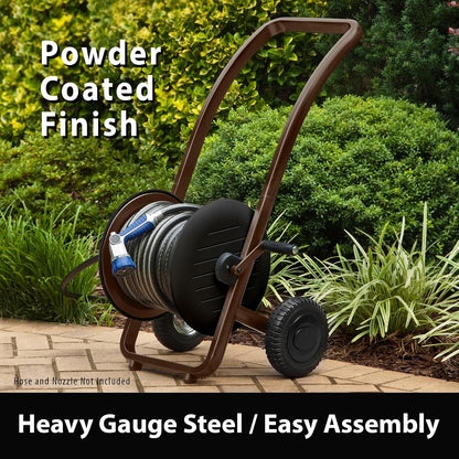 Liberty Garden 303 Two Wheel Hose Cart - Bronze/Black
