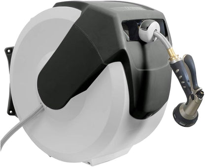 2416500 NeverLeak AutoWinder Retractable Wall Mount Reel 100-Foot Hose Capacity