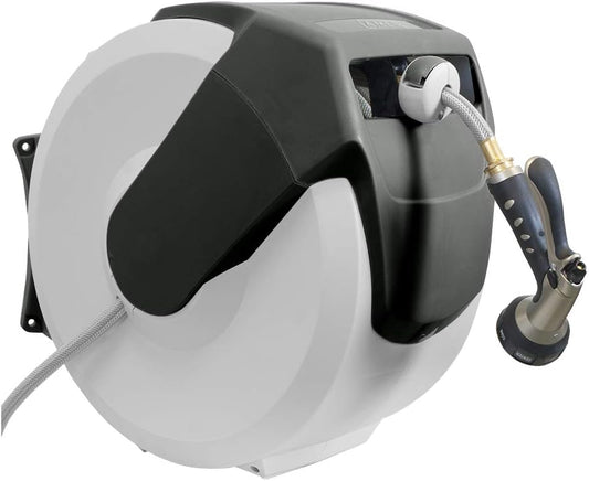 2416500 NeverLeak AutoWinder Retractable Wall Mount Reel 100-Foot Hose Capacity