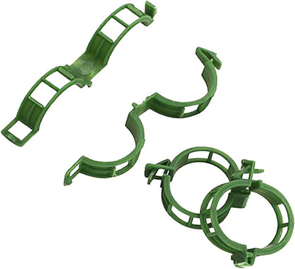 Plant Support Clips for Climbing Plants, Garden, Tomato Vines, Grape and Vine Vegetables, Plastic Plant Fixing Clips (50)