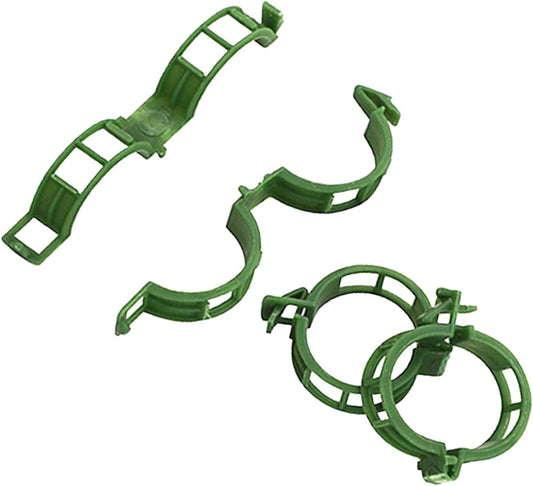 Plant Support Clips for Climbing Plants, Garden, Tomato Vines, Grape and Vine Vegetables, Plastic Plant Fixing Clips (50)