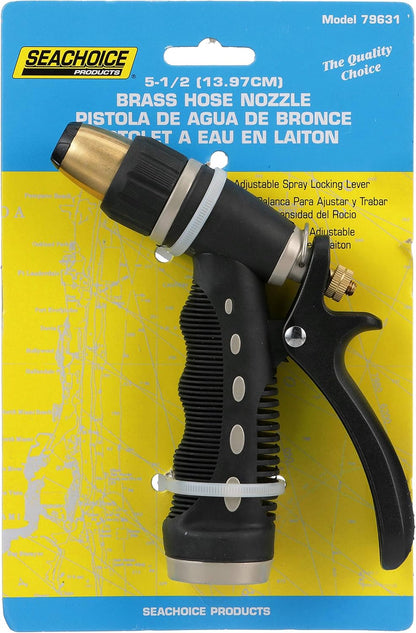 Plastic Hose Nozzle w/Locking Spray Lever