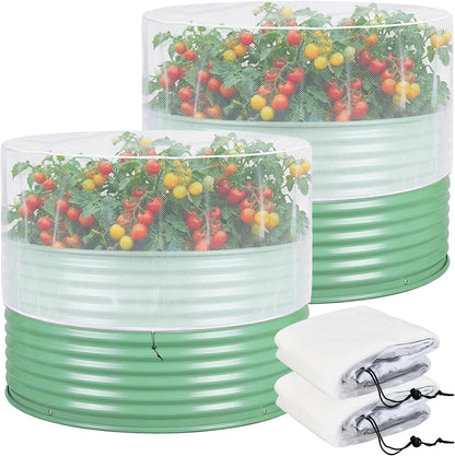 2 Pack Garden Netting for 4 x 2 x 1 FT Raised Beds