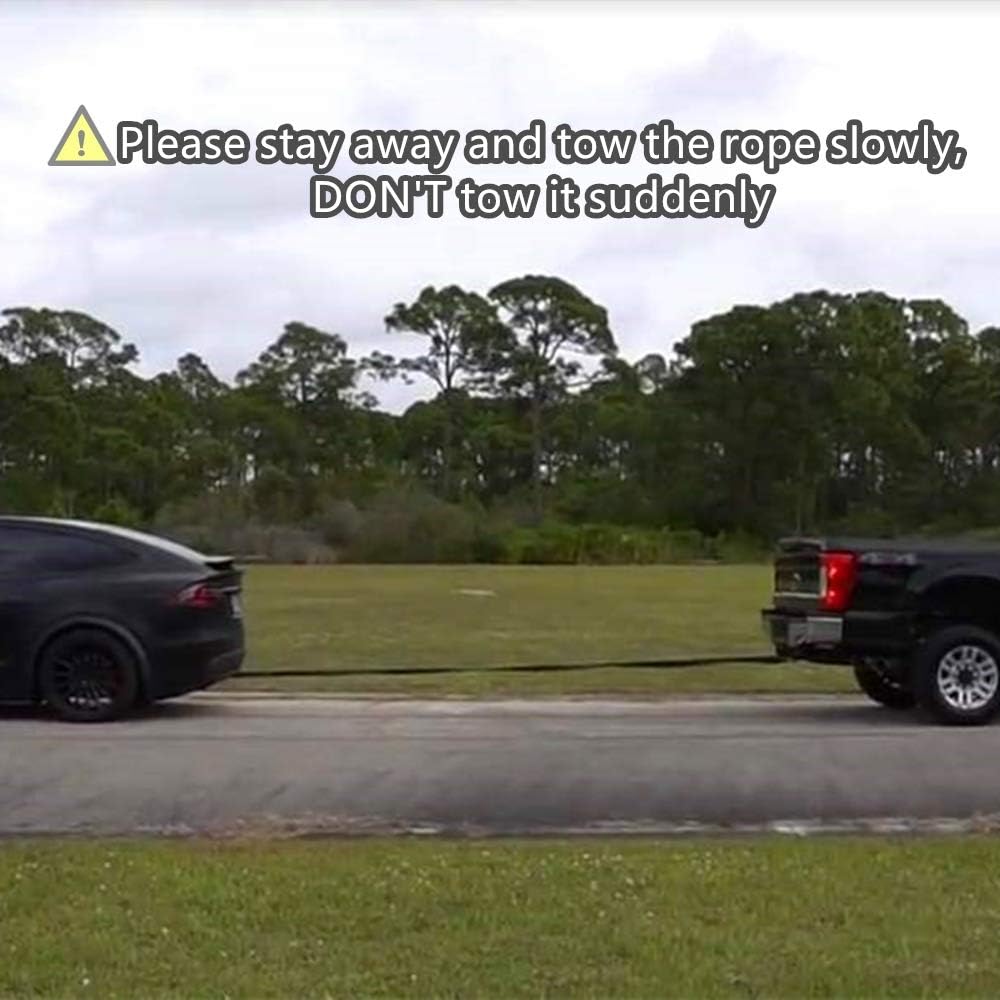 Trailer Winch Strap 2" x 20' with Safety Snap Hook 10000 lbs for Towing Vehicles, Boats and Jet Ski | Polyester | Longer Warranty