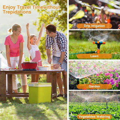 WiFi Sprinkler Timer 2 Zone, Smart Water Timer for Garden Hose Irrigation