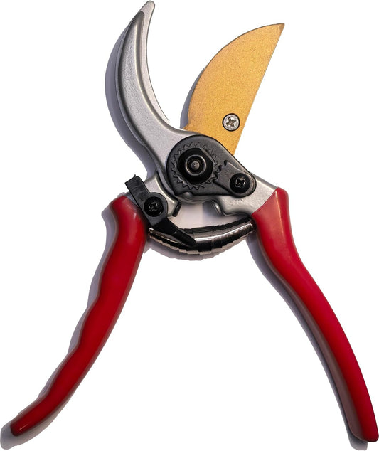 SageHerath Pruning Shears, 8.5" Garden Clippers for Branches up to 0.83", High Carbon Steel Blade with Rust-Resistant Coating, Bypass Hand Pruner for Roses, Shrubs, Bonsai and Fruit Trees