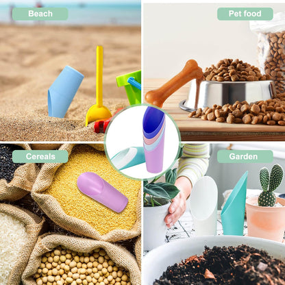 9 Pcs Bonsai Soil Scoops Plastic Garden Soil Scoops