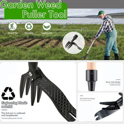 Gardening Tools,Weeding Tool,Garden Hand Tools,Garden/Crack/Patio/Potted Plant Weed Puller Tool,Stand Up Weed Puller Tool(4PCS)