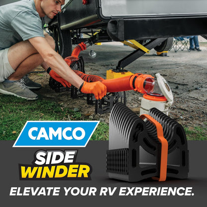 Sidewinder 10-Ft RV Sewer Hose Support w/ Carry Handle