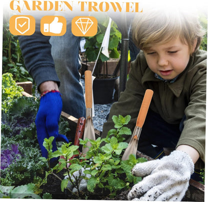 2pcs Gardening Hand Tools Garden Tool Stainless Steel Trowel Transplant Trowel Weeding Gardening Supplies