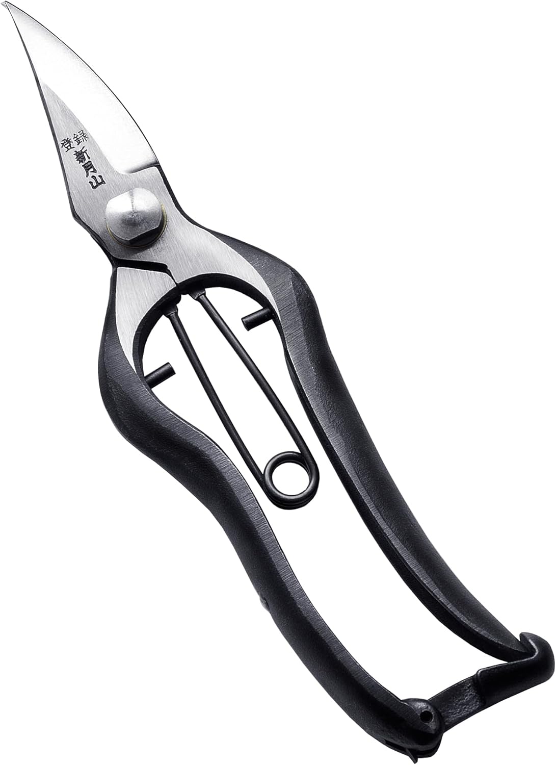 Japanese Pruning Shears for Gardening 8”, Professional Heavy Duty Bypass Pruners, Hand Forged Japanese Carbon Steel Blade, Spring Loaded Handle, Made in Japan